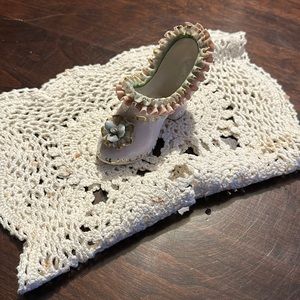 Vintage porcelain shoe